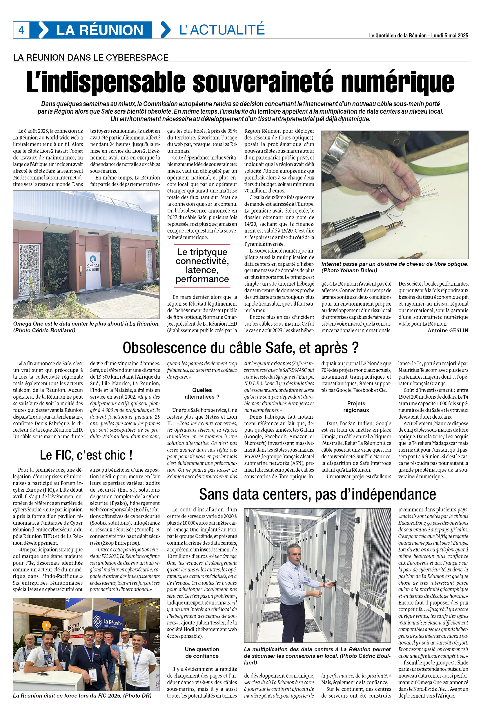La Réunion dans le cyberespace