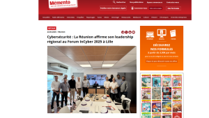 photo conférence de presse chez Réunion THD